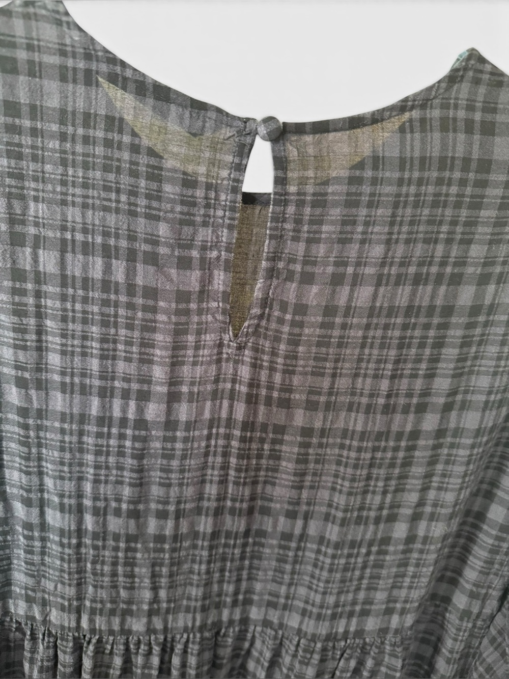 Zara Plaid Tierd Dress - Picture 7 of 10